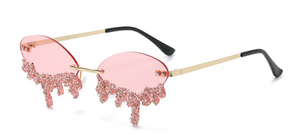 Pink Drip Sunglasses