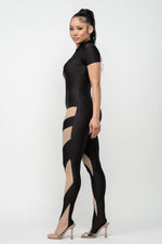 Load image into Gallery viewer, Catty Footed Jumpsuit
