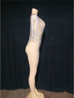 Load image into Gallery viewer, Pretty Girls Wear Pearls Jumpsuit
