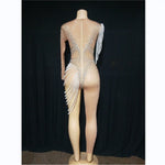 Load image into Gallery viewer, Pretty Girls Wear Pearls Jumpsuit
