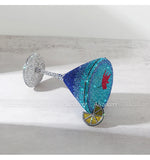 Load image into Gallery viewer, Cocktail Glass Rhinestone Purse
