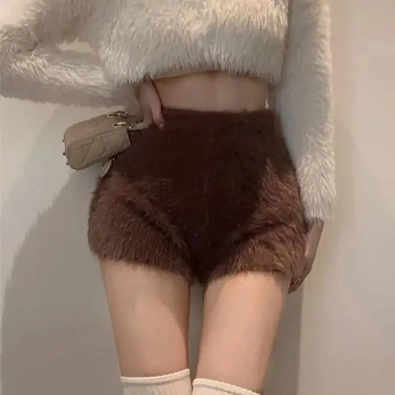 Fuzzy Fur Shorts