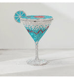Load image into Gallery viewer, Cocktail Glass Rhinestone Purse
