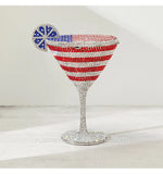 Load image into Gallery viewer, Cocktail Glass Rhinestone Purse
