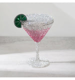 Load image into Gallery viewer, Cocktail Glass Rhinestone Purse
