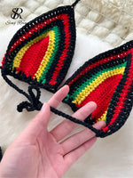 Load image into Gallery viewer, Jamaica Knitted Beach Bikini Set
