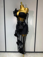 Load image into Gallery viewer, Caged Flower Bandage Dress
