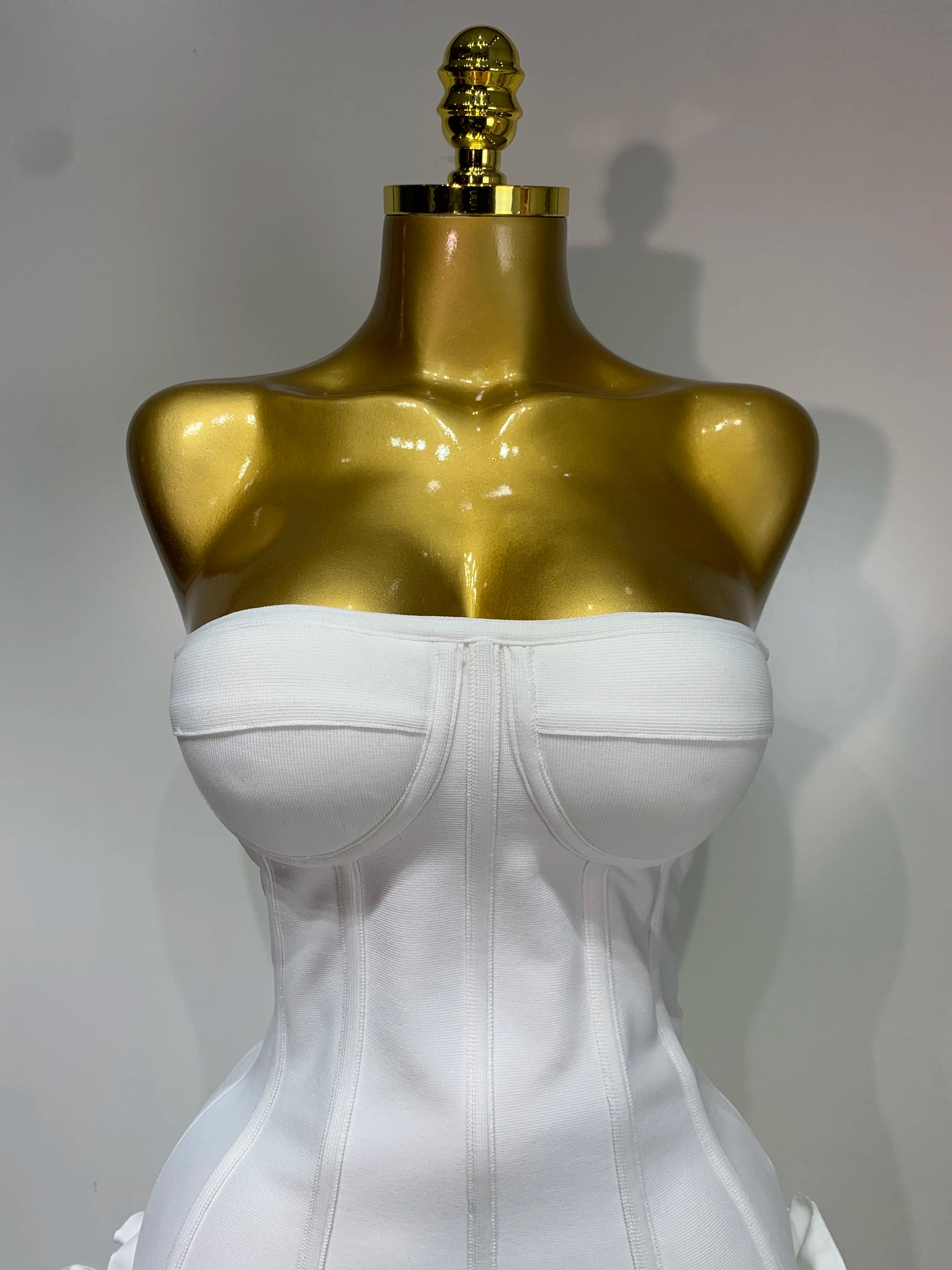 Strapless Flower Girl Dress