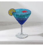 Load image into Gallery viewer, Cocktail Glass Rhinestone Purse
