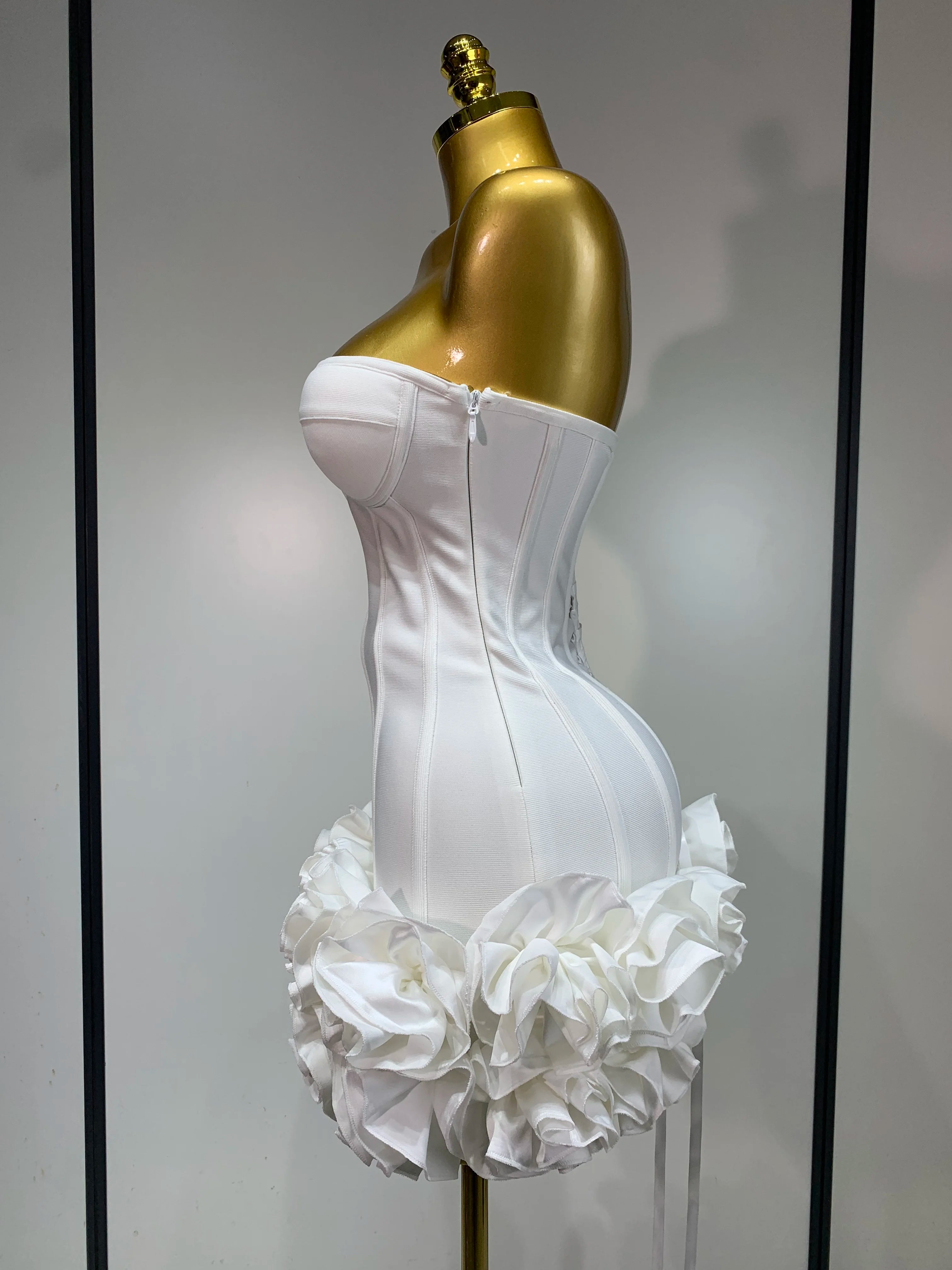 Strapless Flower Girl Dress