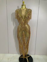 Load image into Gallery viewer, Gladiator Tassel Dress
