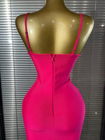 Load image into Gallery viewer, Rose Petal Bandage Dress
