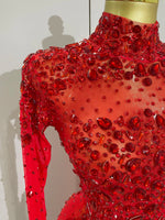 Load image into Gallery viewer, Show Off Gem Feather Dress
