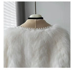 Load image into Gallery viewer, Cream of Wheat Fur Jacket
