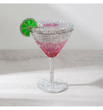 Load image into Gallery viewer, Cocktail Glass Rhinestone Purse
