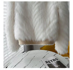 Load image into Gallery viewer, Cream of Wheat Fur Jacket
