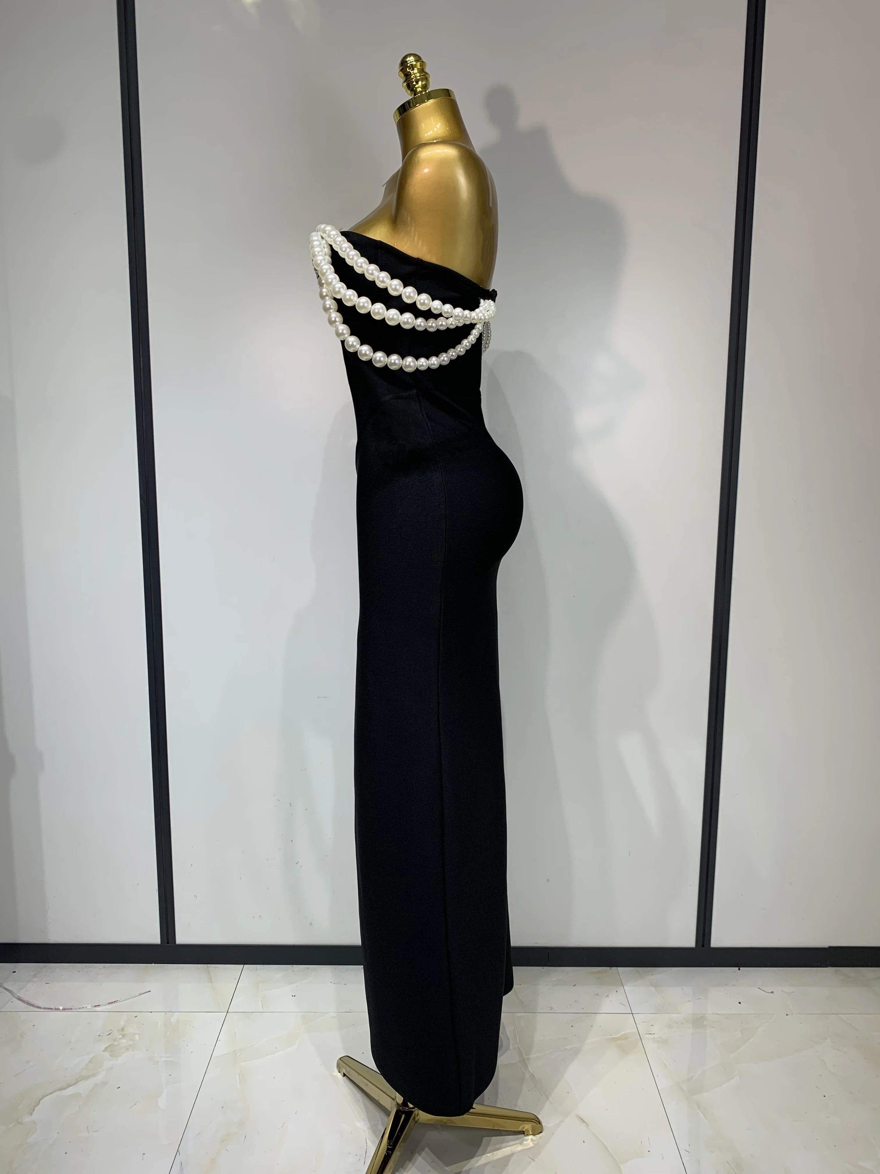 ankle length bandage dress Women of Armor Black / XL Do not size up epos:supplier_part_no:17047137 Tulle A-line Two Piece Length:28
