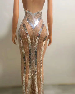 Mirror Mermaid Transparent Dress