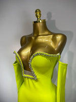 Load image into Gallery viewer, Key Lime Pie Bandage Dress

