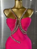 Load image into Gallery viewer, Rose Petal Bandage Dress
