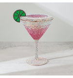 Load image into Gallery viewer, Cocktail Glass Rhinestone Purse
