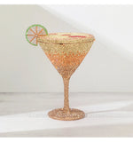Load image into Gallery viewer, Cocktail Glass Rhinestone Purse
