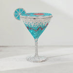 Load image into Gallery viewer, Cocktail Glass Rhinestone Purse
