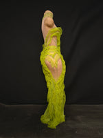 Load image into Gallery viewer, Limeade Rhinestone Sheer Dress
