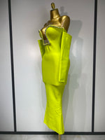 Load image into Gallery viewer, Key Lime Pie Bandage Dress
