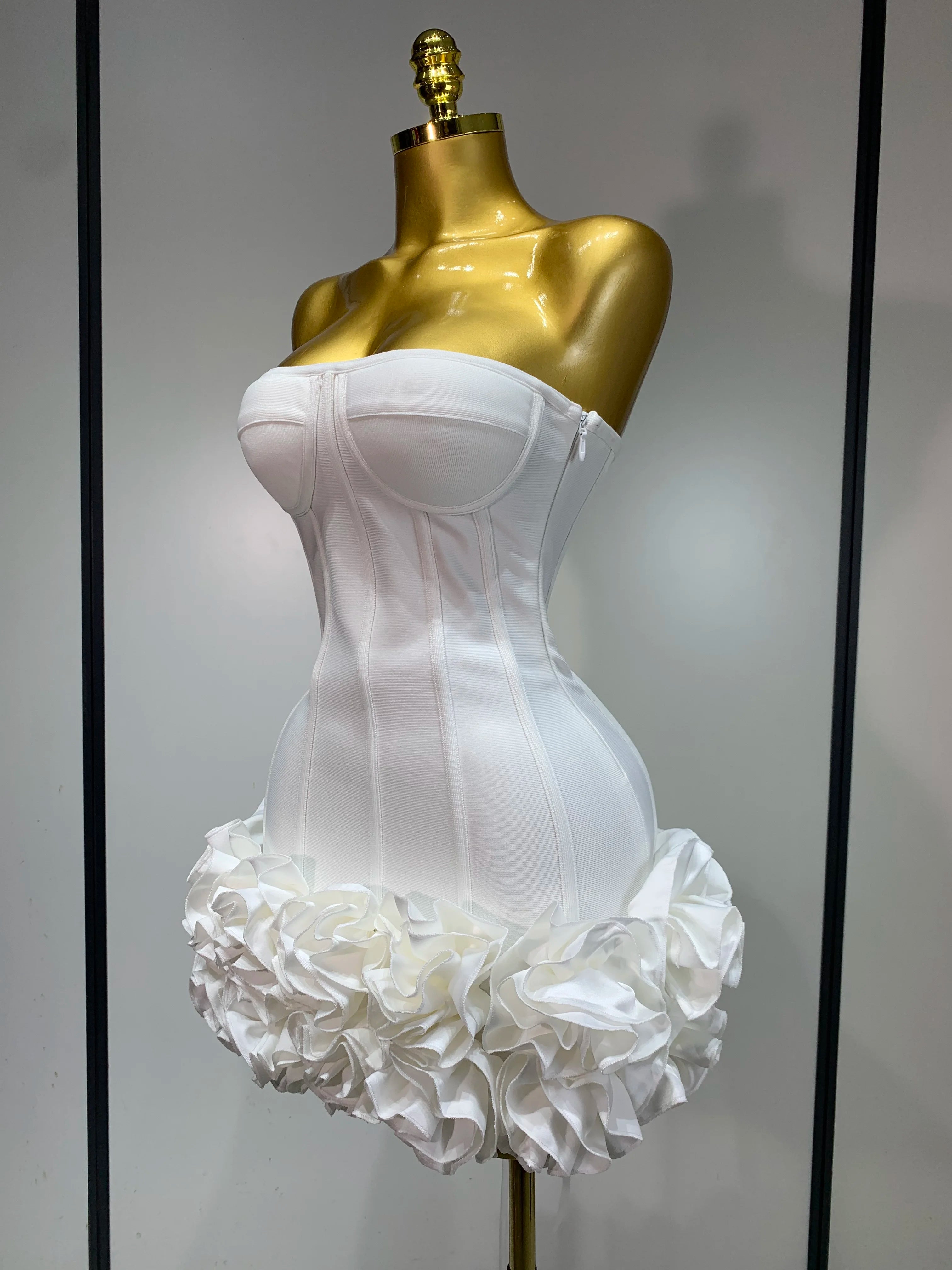 Strapless Flower Girl Dress
