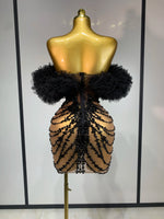 Load image into Gallery viewer, Ruffle It Strapless Dress
