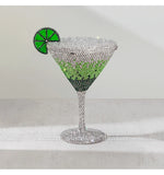 Load image into Gallery viewer, Cocktail Glass Rhinestone Purse
