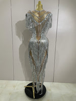 Load image into Gallery viewer, Gladiator Tassel Dress
