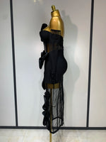 Load image into Gallery viewer, Caged Flower Bandage Dress
