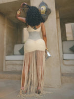 Load image into Gallery viewer, Sleeveless Tassel Dress
