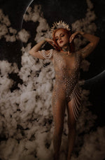 Load image into Gallery viewer, Pretty Girls Wear Pearls Jumpsuit
