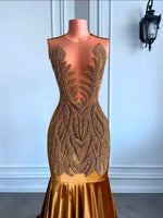 Load image into Gallery viewer, Grammy Golden Dress
