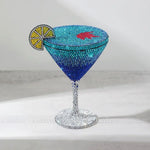 Load image into Gallery viewer, Cocktail Glass Rhinestone Purse
