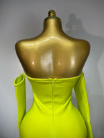 Load image into Gallery viewer, Key Lime Pie Bandage Dress
