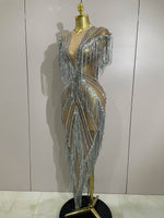 Load image into Gallery viewer, Gladiator Tassel Dress
