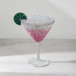 Load image into Gallery viewer, Cocktail Glass Rhinestone Purse
