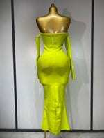 Load image into Gallery viewer, Key Lime Pie Bandage Dress
