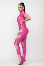 Load image into Gallery viewer, Catty Footed Jumpsuit

