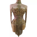 Load image into Gallery viewer, Golden Goddess Bodysuit
