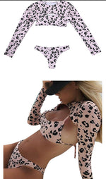 Load image into Gallery viewer, Pink Leopard Bikini
