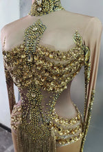 Load image into Gallery viewer, Golden Goddess Bodysuit
