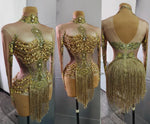 Load image into Gallery viewer, Golden Goddess Bodysuit
