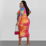 Load image into Gallery viewer, Sherbet Served Cut Out Dress
