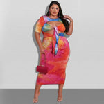 Load image into Gallery viewer, Sherbet Served Cut Out Dress
