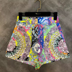 Load image into Gallery viewer, Multicolor Tribal Shorts Set
